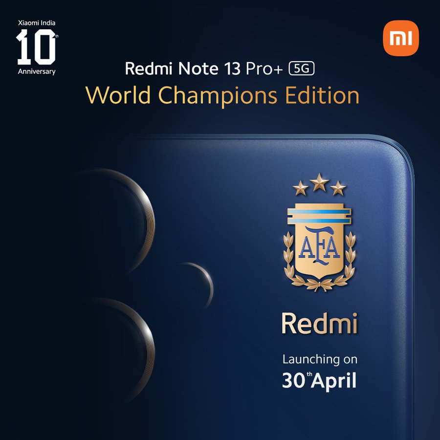 Redmi note 13 pro+ 5g World Champions Edition